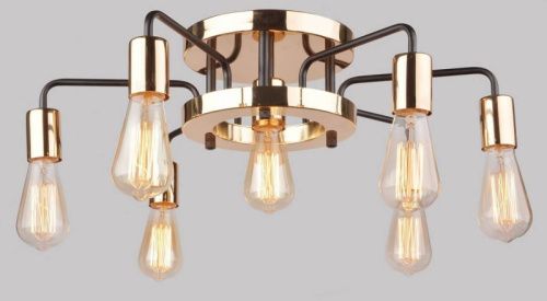 Люстра потолочная Arte Lamp Gelo (Гело) A6001PL-7BK