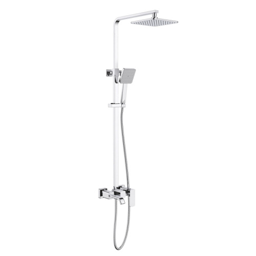 Душевая стойка Timo Tetra-thermo SX-0169/00 настенная цвет хром Душевая стойка Timo Tetra-thermo SX-0169/00 настенная цвет хром
