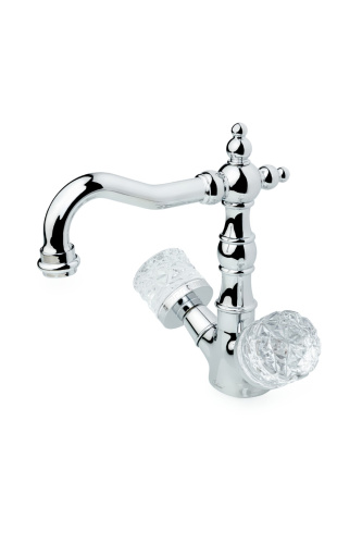 Смеситель Boheme Crystal 272-CRST на раковину хром
