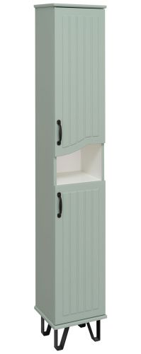Шкаф-пенал RUNO Марсель 00-00001221 30х28х179 напольный цвет зеленый