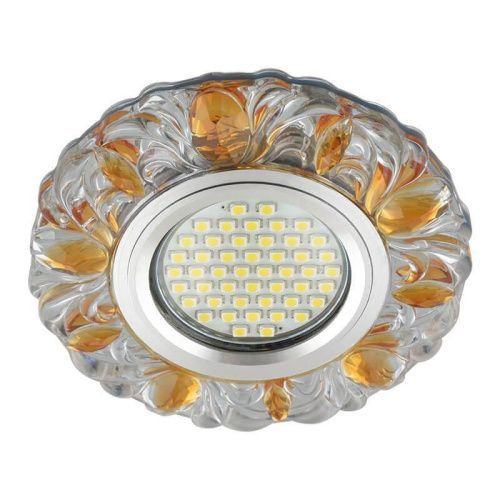 Светильник встраиваемый Fametto Luciole 136 (Луциоле 136) Dls-L136 Gu5.3 Glassy/Gold