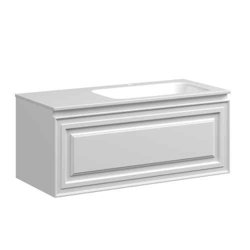 Тумба под раковину Sancos Very VR100RW 100х45х41 подвесная цвет белый