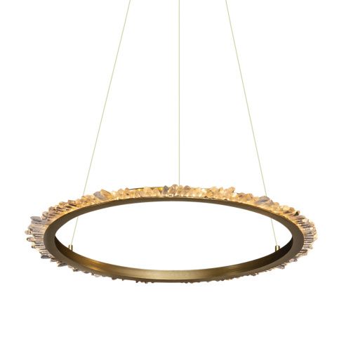 Светильник подвесной Delight Collection Quartz Halo (Куартз Хало) MD20020154-1B satin gold
