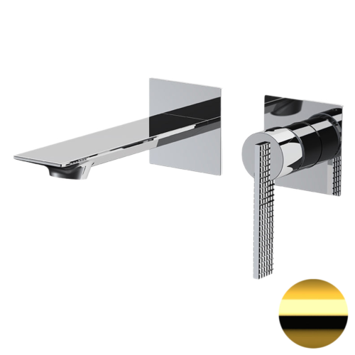 Смеситель для раковины Daniel Club ANC632PDO встраиваемый в стену золото