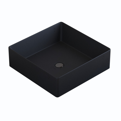 Раковина Uperwood Square 39 см 291020317 накладная цвет черный