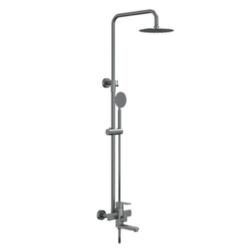 Душевая стойка Knotlor SS-10 настенная цвет сатин