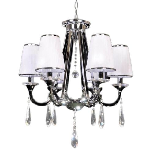 Люстра подвесная Lumina Deco Milesia (Милесиа) LDP 8926-6 WT+CHR