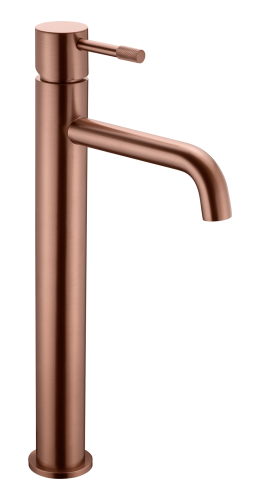 Смеситель Boheme Uno 462-BRB на раковину/столешницу бронза брашированная