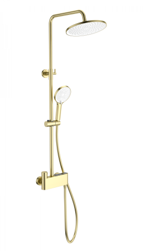 Душевая стойка Wonzon & Woghand Muse WW-B3110-BG настенная цвет золото