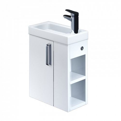 Тумба с раковиной IDDIS Torr TOR40WRi95K 39х21х60 подвесная цвет белый