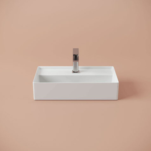 Раковина Artceram Scalino 50 см SCL006 05 00 накладная цвет белый матовый