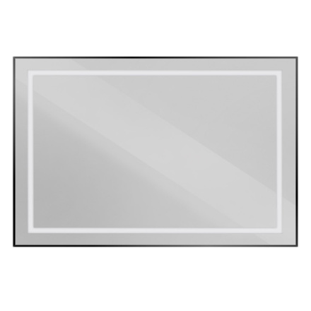 Зеркало BelBagno Kraft SPC-KRAFT-1200-800-SENS-NERO 120х80