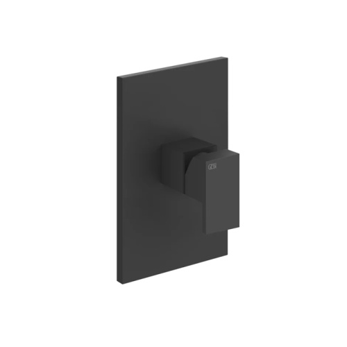 Смеситель для душа Gessi Rettangolo 44602#299 встраиваемый в стену черный (внешняя часть)
