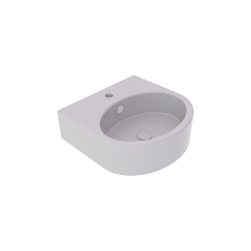 Раковина GSG Ceramic Design Like 45см LKLAVBW45019 подвесная цвет дымчатый
