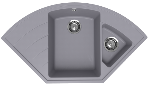 Кухонная мойка Ulgran Quartz Marta 1000-05 100х55 цвет бетон