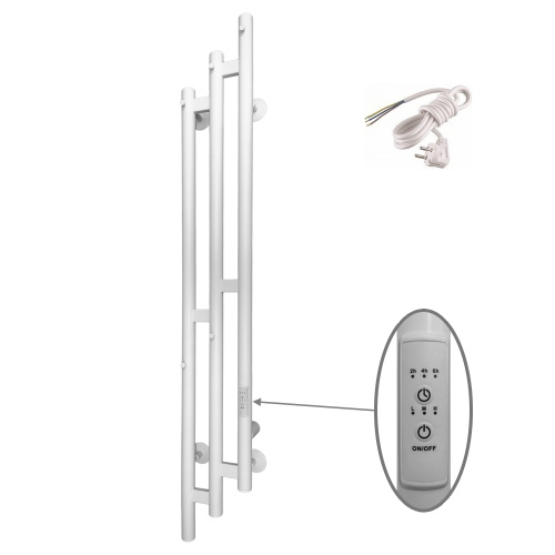 Полотенцесушитель Altasan Бриз Бриз12017БМ подвесной 17х121 электрический белый матовый