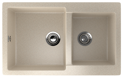 Кухонная мойка Ulgran Classic U-505-328 77х50 цвет бежевый
