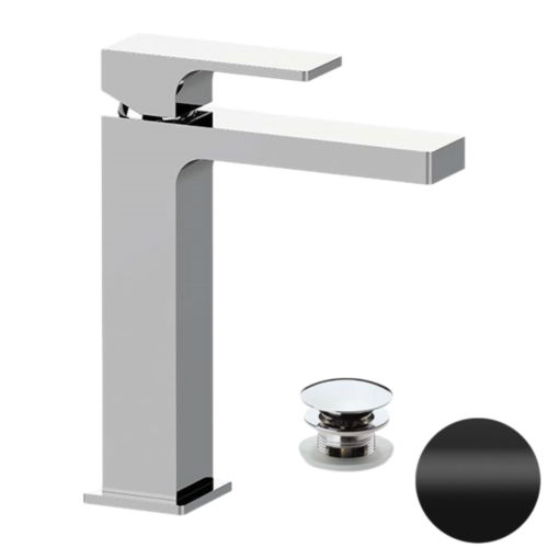 Смеситель Remer Absolute AU10ACCNO на раковину черный