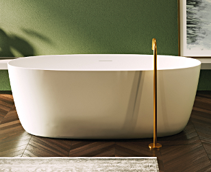 Ванна акриловая Riho Desire B089002005 180х84 пристенная овальная - фото 3