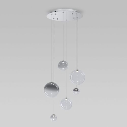Светильник подвесной Eurosvet Wonder (Вондер) 50230 LED хром