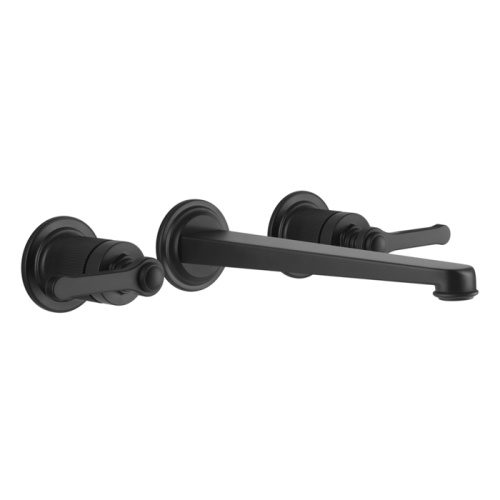 Смеситель для раковины Gessi Venti20 65090#299 встраиваемый в стену черный (внешняя часть)