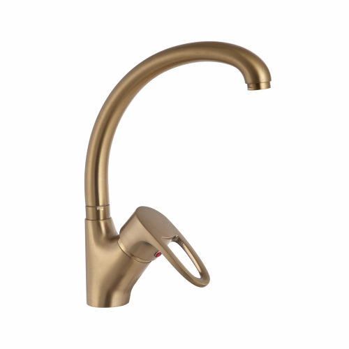 Смеситель для кухни Fashun A4165-21 на мойку бронза