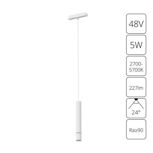 Трековый магнитный светильник Arte Lamp Rapid (Рапид) A2959PL-1WH