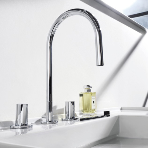 Смеситель Laufen Kartell 3.1233.3.004.220.1 на раковину хром без термостата