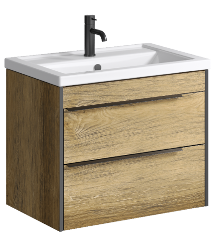 Тумба под раковину Aqwella Fargo FRG0107DB 68,2x44,2x55,7 подвесная