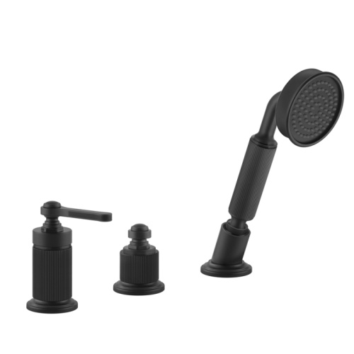 Смеситель Gessi Venti20 65043#299 на борт ванны черный