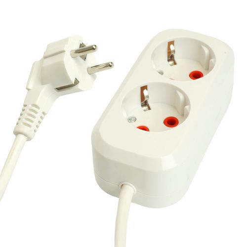 Удлинитель двухместный Stekker Home (Хоме) 49339