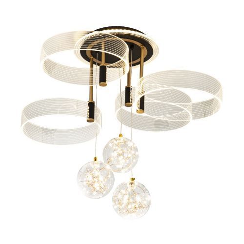 Люстра потолочная LED4U L1040-750 BK