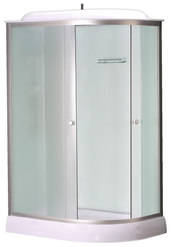 Душевая кабина Loranto CS-66121L F 120 80х120 прямоугольная/асимметричная с крышей