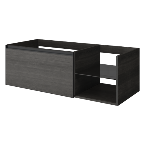 Тумба под раковину Armadi Art Quatro 790-M6-120-OA-A 120х50х40 подвесная цвет антрацит