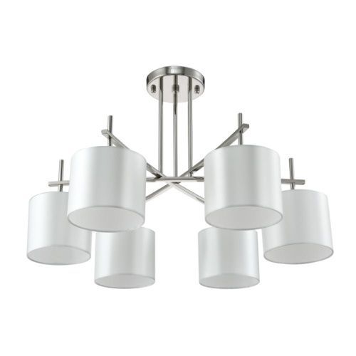 Люстра потолочная Crystal Lux Sergio (Сергио) Sergio PL6 Nickel