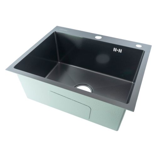 Кухонная мойка Fmark FSC5545Q 55х45 цвет графит поверхность матовая