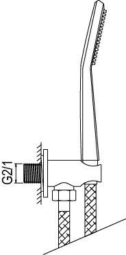 Душевой комплект AQG Alpha 19ALPEC32209 настенный - фото 3