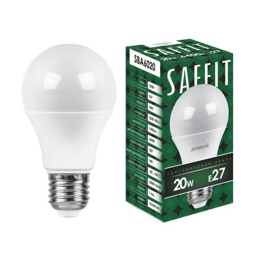 Лампа светодиодная Saffit SBA6020 55015