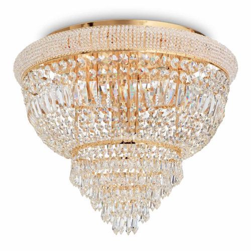 Светильник потолочный Ideal lux Dubai (Дубаи) Dubai PL6 Ottone