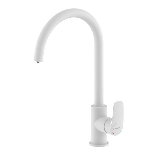Смеситель для кухни Milardo Rora RORWTFJM05 на мойку белый
