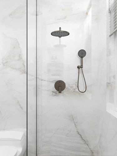 Душевая система Veconi LICATA LI-400-GR-C4 встраиваемая в стену