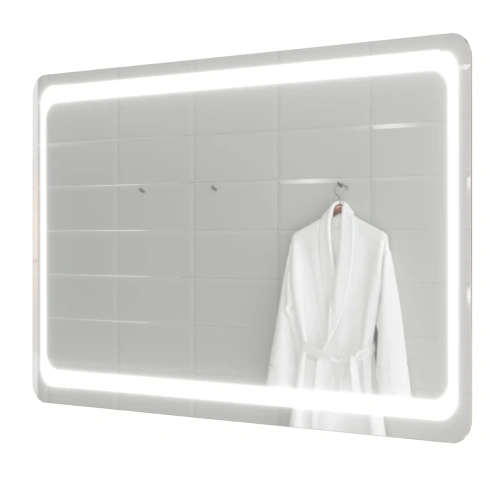 Зеркало в ванную 1MarKa Eco У52208 80х65 цвет белый