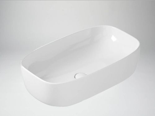 Раковина из сантехнического фарфора Galassia Dream 7300 64х38 накладная цвет белый