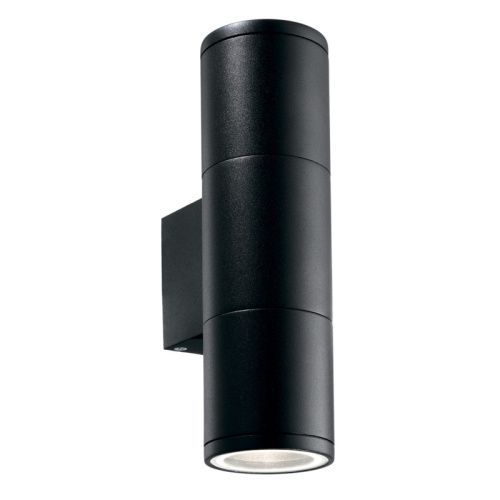 Уличный настенный светильник Ideal lux Gun Nero (Гун Неро) Gun AP2 Small Nero