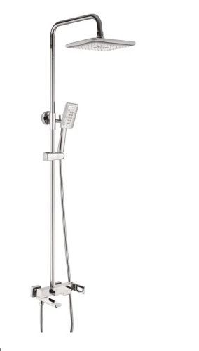 Душевая стойка Shevanik S9036 настенная цвет хром