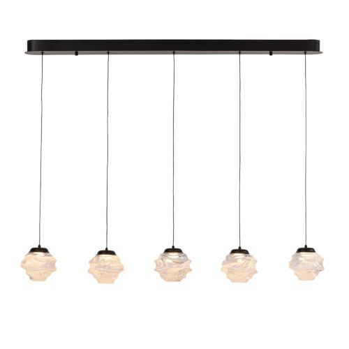 Светильник подвесной Delight Collection MD25030003-5B matt black/clear