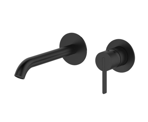 Смеситель AQG Urban 01URB160NG встраиваемый в стену черный матовый