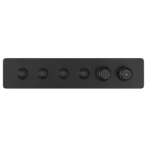 Смеситель для душа Gessi Hi-Fi Eclectic 65226#299 встраиваемый в стену черный с термостатом