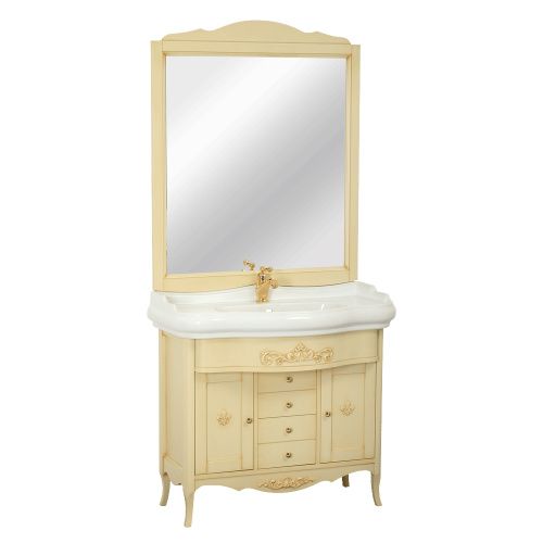 Зеркало в ванную Migliore BELLA 25951 96х114 цвет бежевый