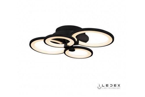 Люстра потолочная iLedex Ring (Ринг) A001/4 MBK